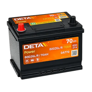 Deta 80D26L/R / 70AH