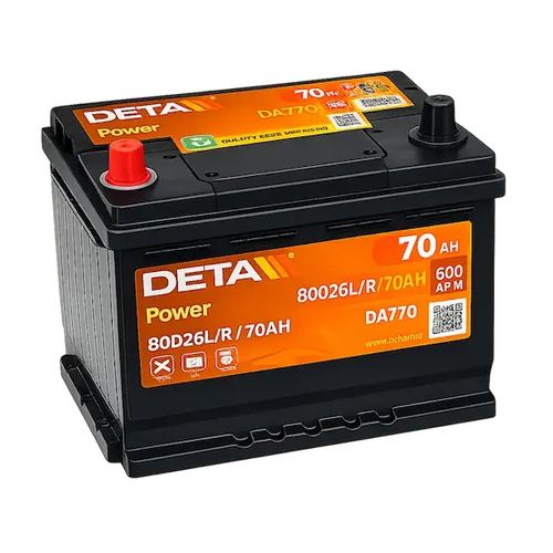 Deta 80D26L/R / 70AH