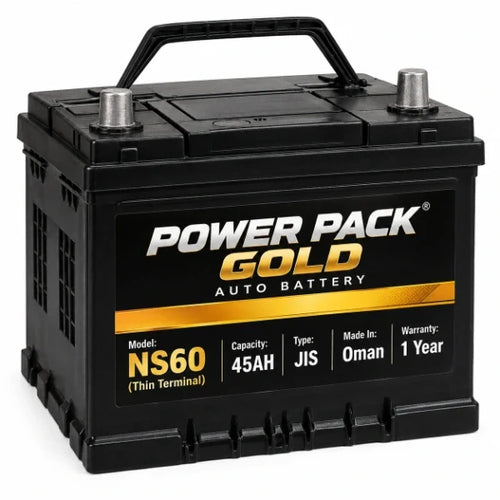 Power Pack Gold NS60 (Thin Terminal) / 45AH