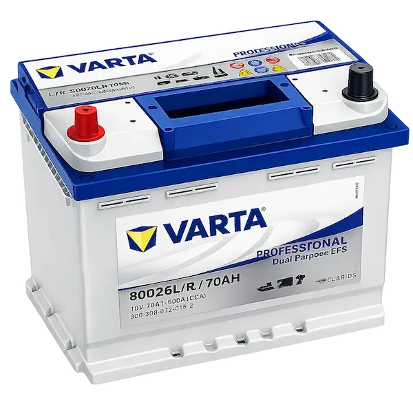 Varta 80D26L/R / 70AH